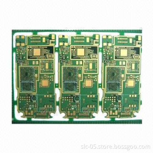 Halogen-free multilayer PCB, mobile phone board 8-layer with impedance control